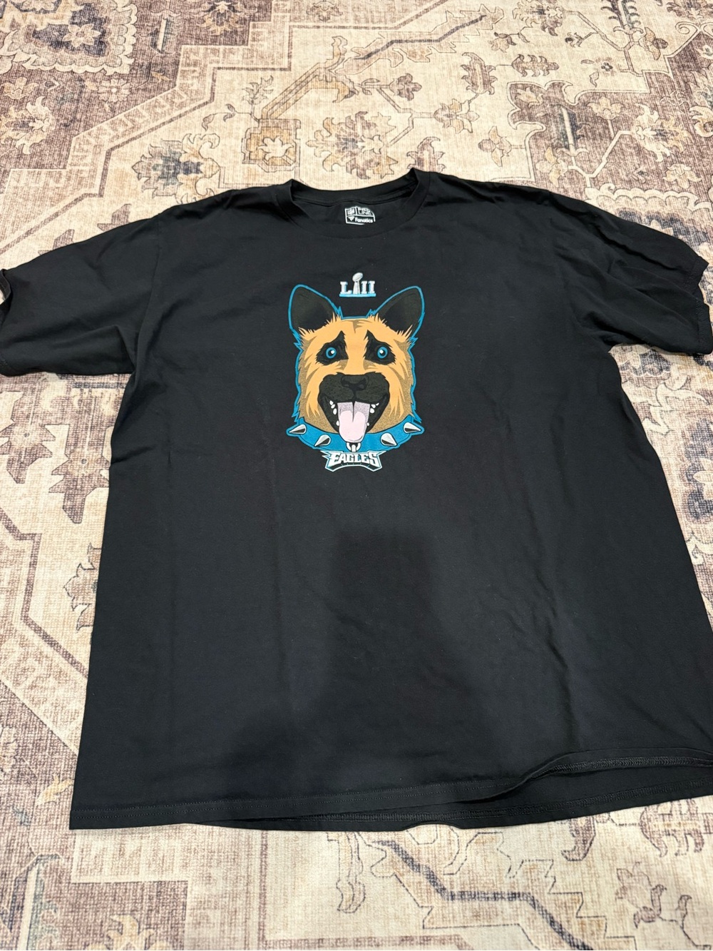 Philadelphia Eagles Super Bowl LII Fanatics tshirt size XL